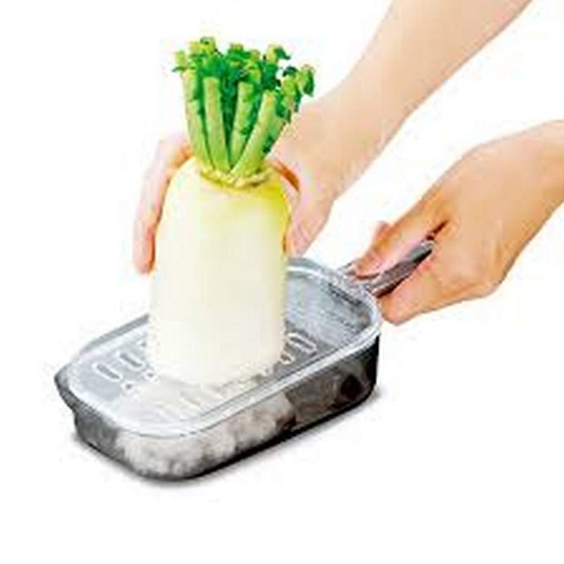 JapanBargain Japan Bargain, Japanese Plastic Zester Grater â€“ Multi-Purpose Fine Grater for Vegetables, Fruits, Cheese, Garlic, Ginger, Wasabi â€“ BPA-Free, Dishwasher Safe, Made in Japan (1, Large) - Image 4